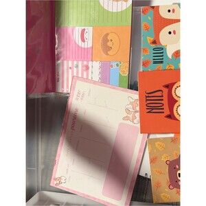 Assorted Notebooks and Stationary
